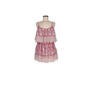 Chelsea & Violet Women's Size Med Floral Lace-Trim Sleeveless Tank TopMulticolor